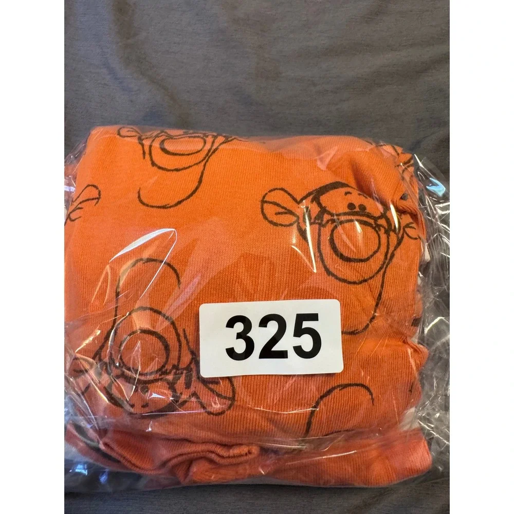 Hanna Andersson Disney Tigger Organic Cotton Pajama Set Orange White Kids Size 8